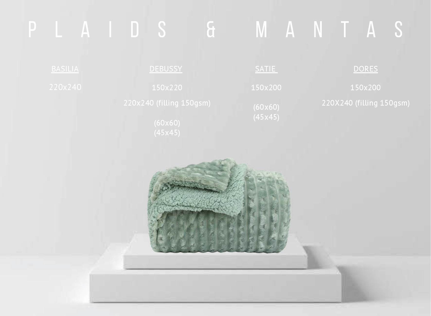 PLAIDS y MANTAS Wiss invierno 25